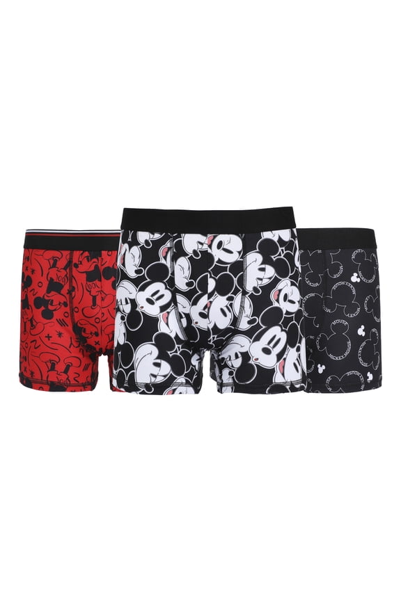 Mickey Mouse Classic All-Over Print Men's Boxer Briefs Multipack (3 Pack)