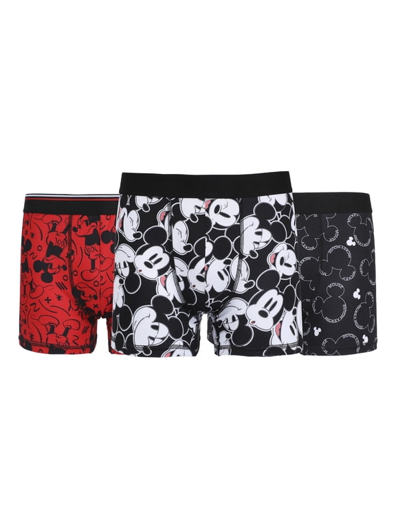 Mickey Mouse Classic All-Over Print Men's Boxer Briefs Multipack (3 Pack)