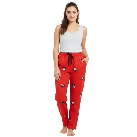 Mickey Mouse Classic All-Over Print Men's Sleep Pajama Pants-Large