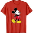 thumbnail image 1 of Mickey Mouse Classic Pose DTG Print Unisex T-Shirt,Red Color,Size XL, 1 of 5