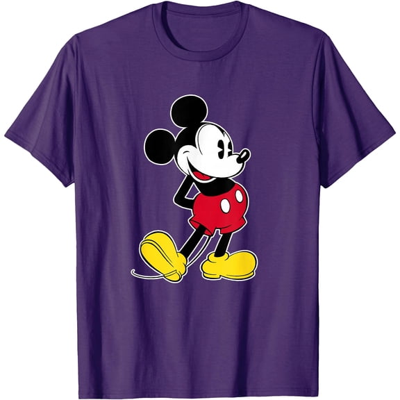 Mickey Mouse Classic Pose DTG Print Unisex T-Shirt