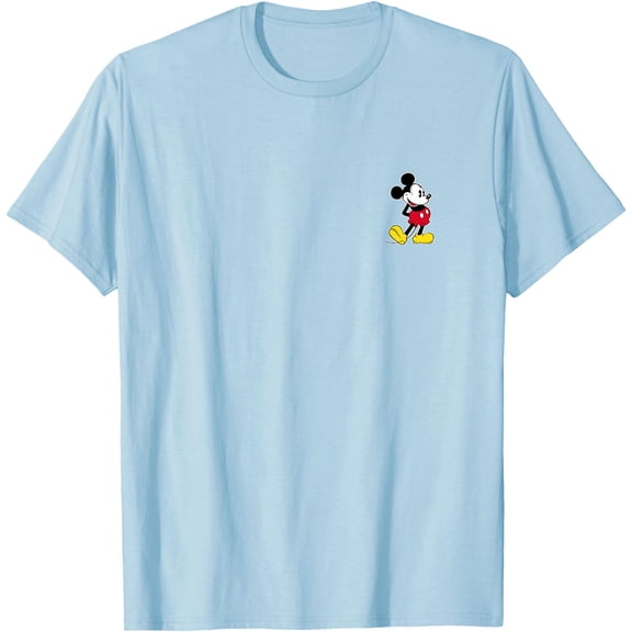 Mickey Mouse Classic Small Pose DTG Print Unisex T-Shirt