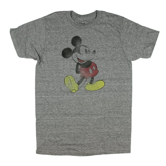 Mickey Mouse Classic Vintage Style Mighty Fine Adult T-Shirt Tee