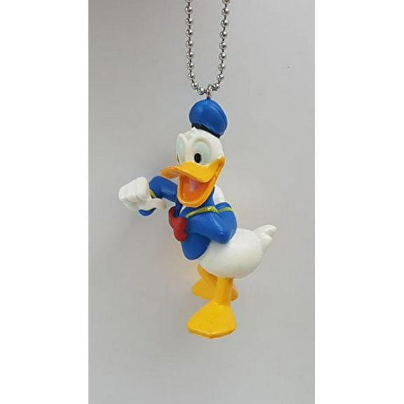 Mickey Mouse Club House Donald Duck 3" PVC Figure Chain Light Fan Pull Figurine Doll Toy