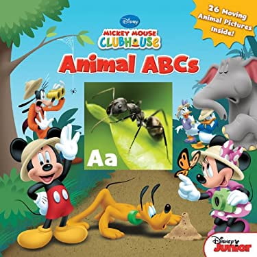 Pre-Owned Mickey Mouse Clubhouse Animal ABCs Disney Board Book Books, Marcy Kelman
