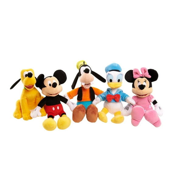 Mickey Mouse Clubhouse Bean Plush Assortment, Sold Separately, Styles May Vary, Kids Toys for Ages 2 Up