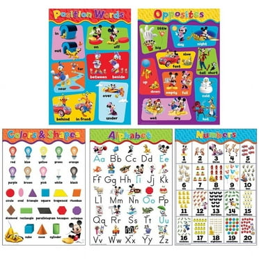 Mickey Mouse Clubhouse Beginning Concepts Bulletin Board Set | Bundle of 2 Sets