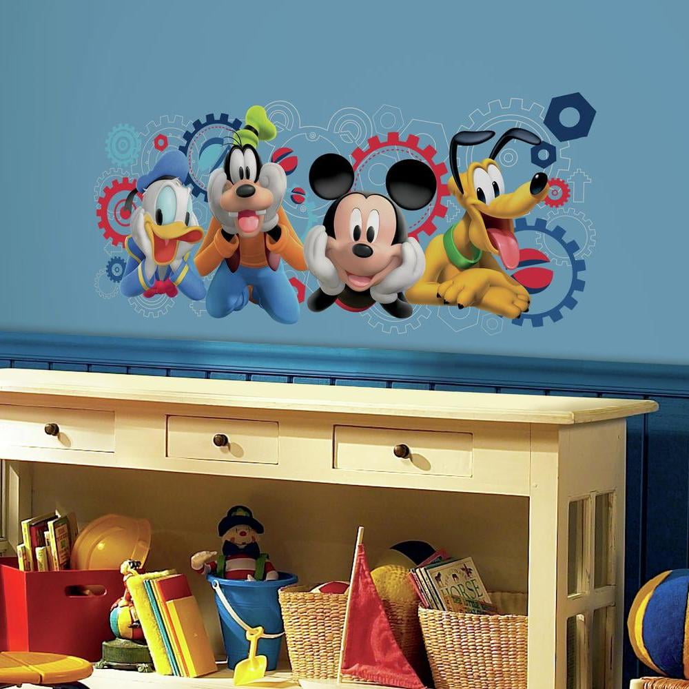 Colorful Disney Mickey and Friends Wall Decal
