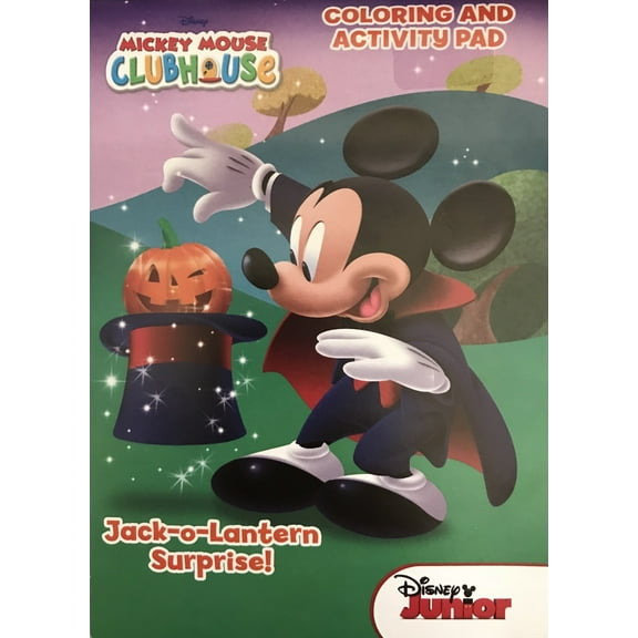 Mickey Mouse Clubhouse Mini Coloring and Activity Pad Jack-O-Lantern Surprise