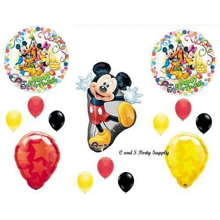 Mickey Mouse Clubhouse Happy Birthday Party Balloons Decorations Supplies Minnie Goofy