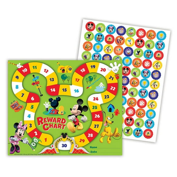 Eureka Mickey Park Mini Reward Chart Mickey Mouse Clubhouse 5" x 6" (EU-837036)