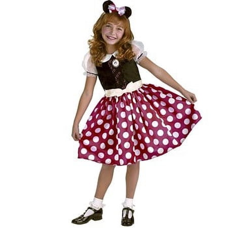 Child Disney Minnie Mouse Girls Costume Child Size 10 - 12