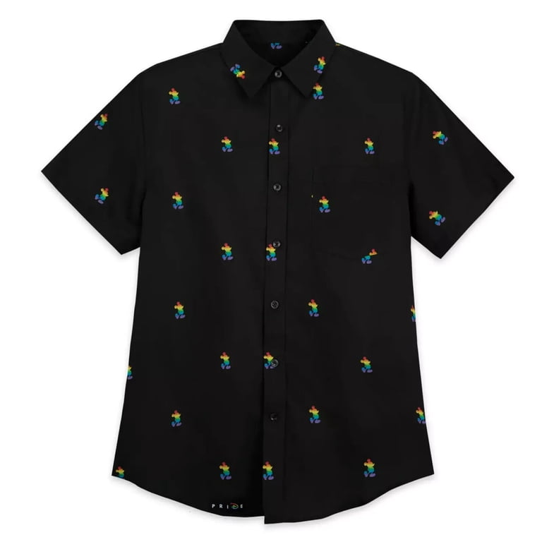 mickey dress shirt Old Navy x Disney Mickey Mouse Loose Fit Plaid Shirt for Men