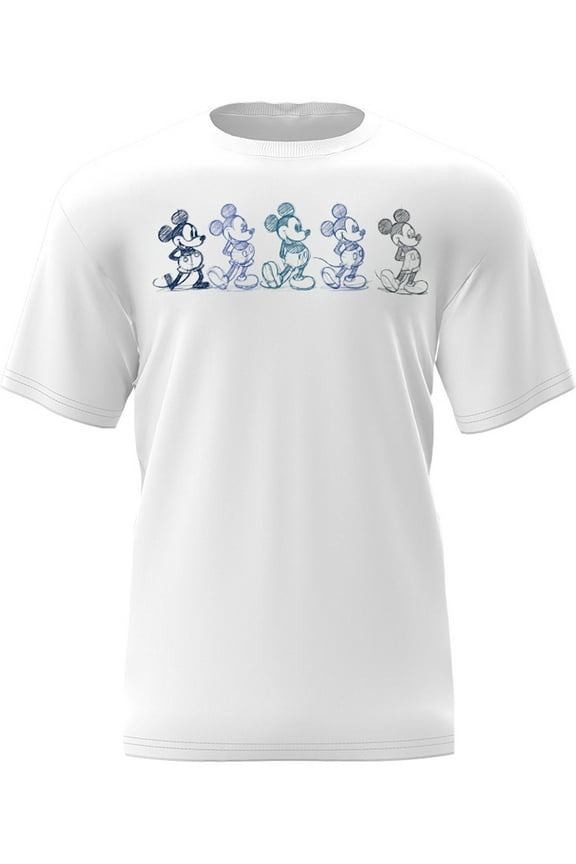 Mickey Mouse Adult Tee Shirt, XS-XL (Unisex)