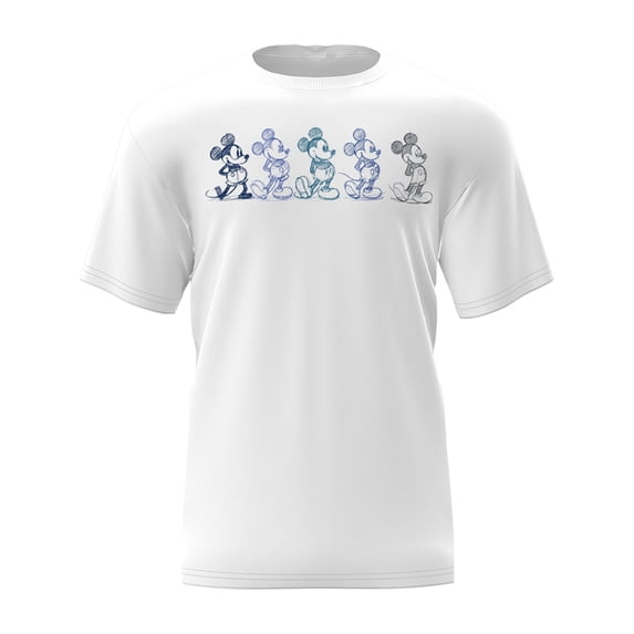 Disney Mickey Mouse Adult Tee Shirt, XS-XL (Unisex)