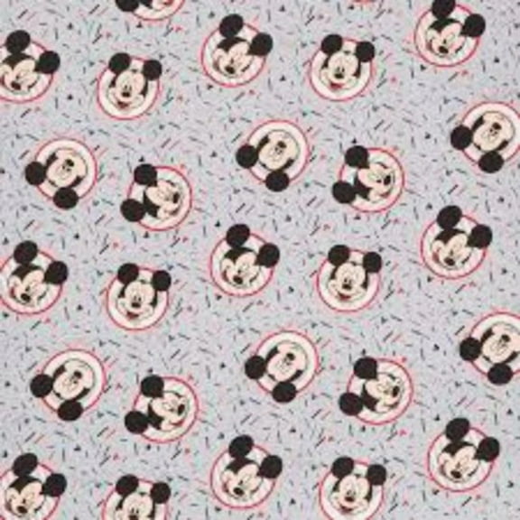 Mickey Mouse Confetti Party Cotton Fabric
