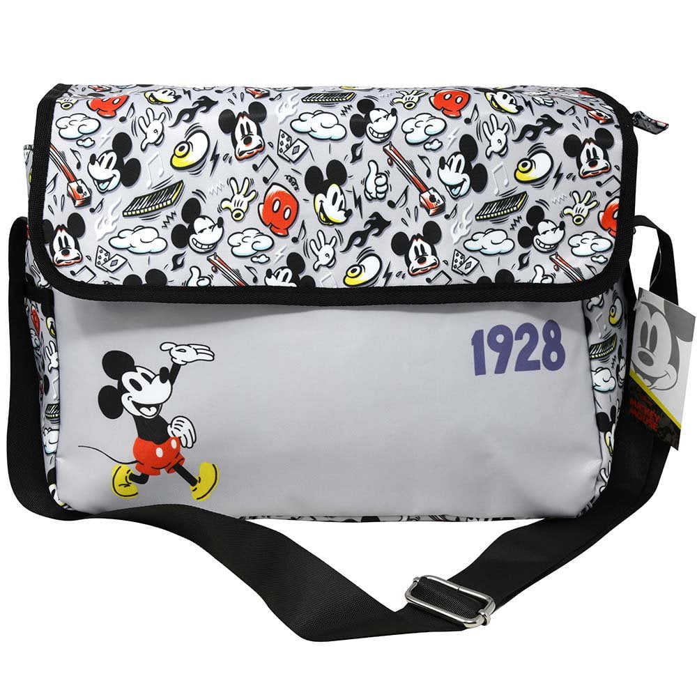 Disney Mickey Shoulder Bag Tote Mom Diaper Bag with Insulated Baby