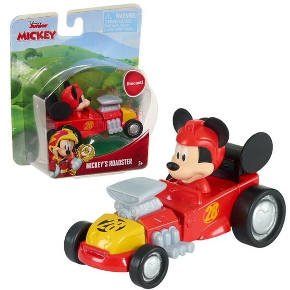 Mickey Mouse Die Cast Vehicles, Mickey Roadster, Kids Toys for Ages 3 up