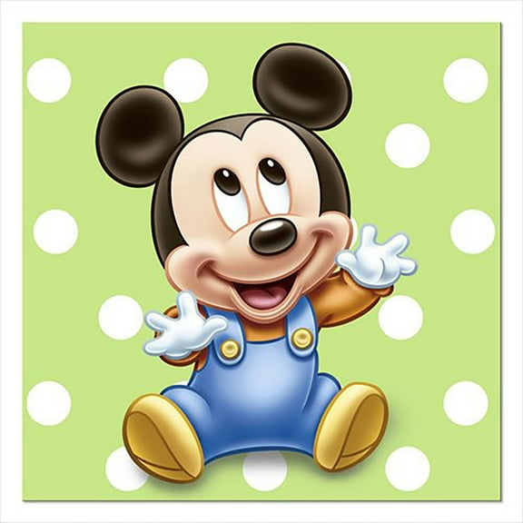 Mickey Mouse Disney Baby 1st Birthday Small Napkins (16ct)