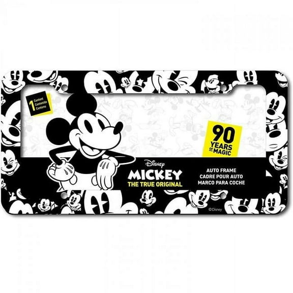 Mickey Mouse  Disney Mickey Mouse Faces License Plate Frame