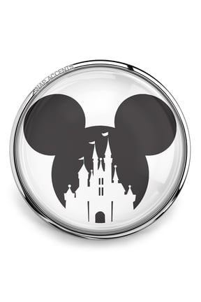 Snap Jewelry 18MM Mickey Mouse Castle Ginger Charm Button for Interchangeable Accessories