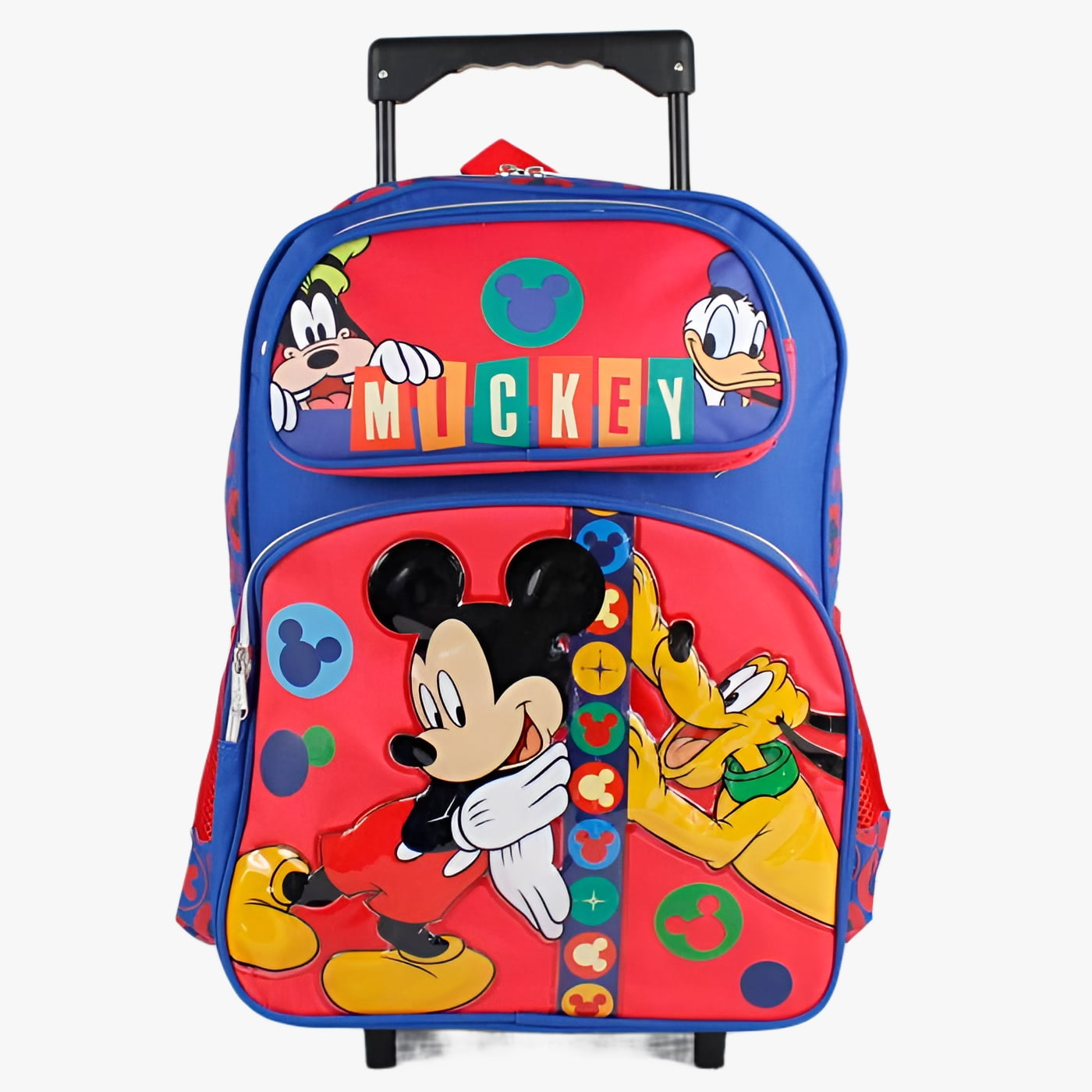 Mickey mouse rolling backpack on sale