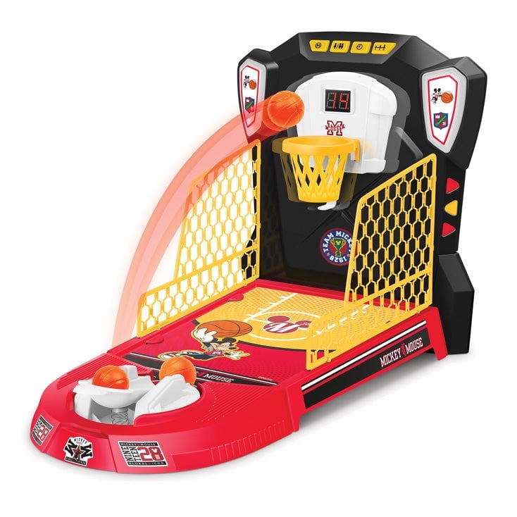 Mickey Mouse Electronic Tabletop Basketball Set with LED Lights
