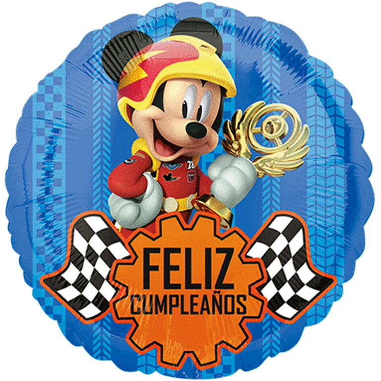 Mickey Mouse Feliz Cumpleanos Foil Balloon 18 ( Each )