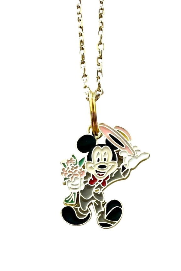 Figure Top Hat Cartoon Pendant Necklace