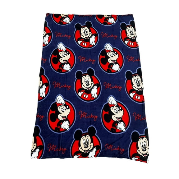 Mickey Mouse Fleece Kids 50"x70" Throw Blanket "Mighty Mickey Mouse"