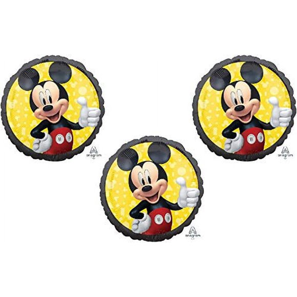 Mickey Mouse Forever (3) Happy Birthday Mylar Balloons Party Decoration