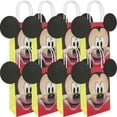 thumbnail image 1 of Mickey Mouse Forever DIY Party Bags - 8.5" x 5.25" x 3.25" (8-Pack) | Red Paper Favor Bags for Kids Events & Special Occasions, 1 of 3