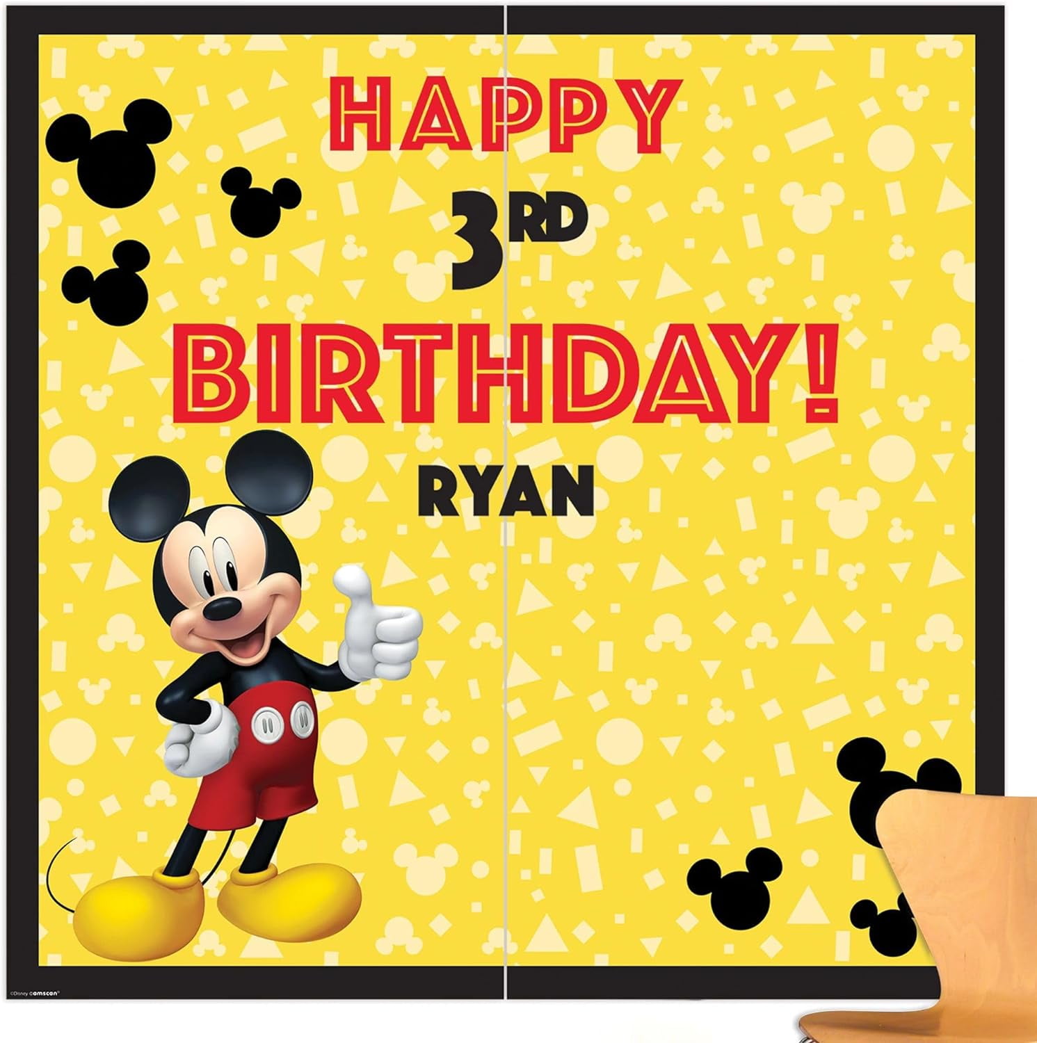 Mickey Mouse Forever Disney Birthday Party Decoration Scene Setters Backdrop