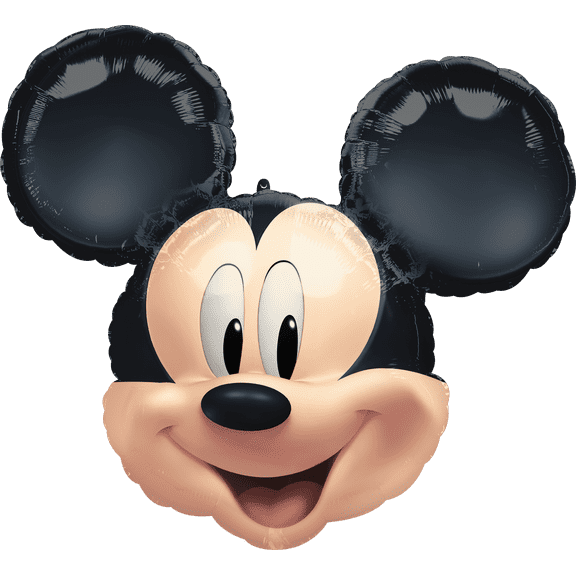 Anagram: Mickey Mouse Forever Officially Licensed SuperShape Helium Foil Balloon Happy Birthday Party Decorations for Boys & Girls, Arrives Uninflated, 22 H x 25 W Inflated Size