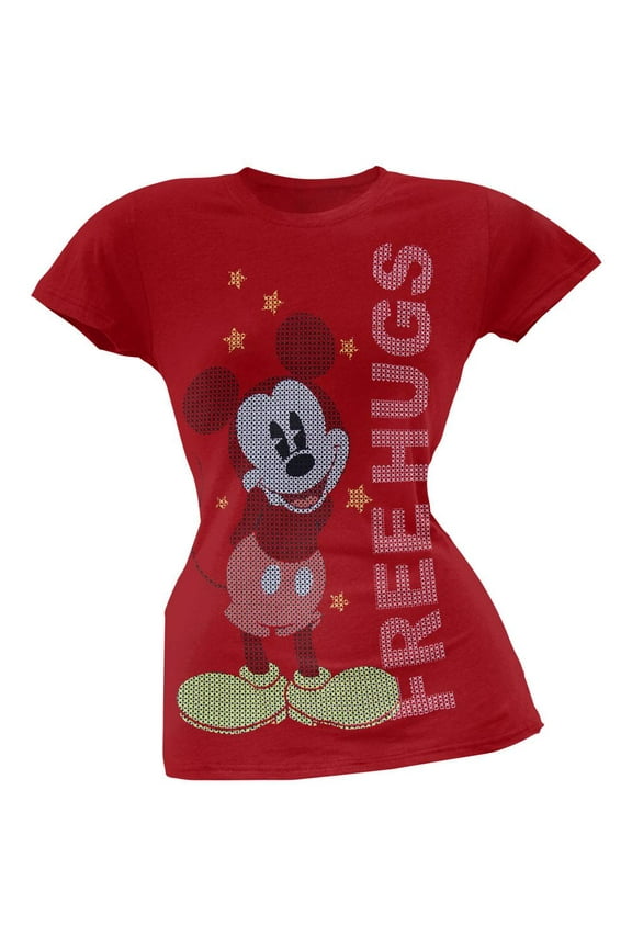 - Free Hugs Red Juniors T-Shirt - Small