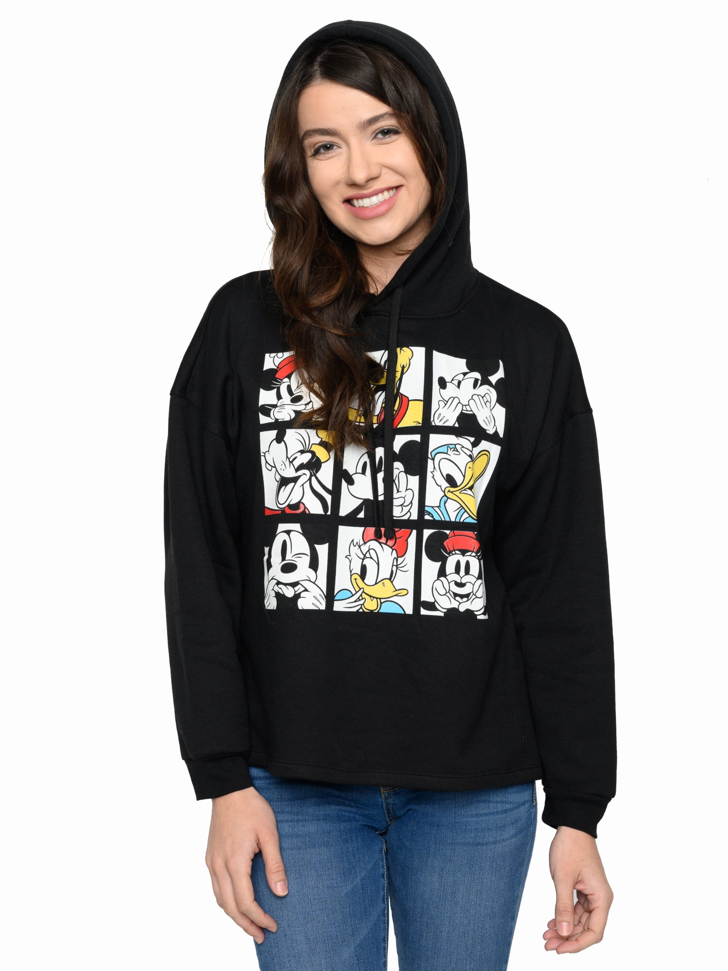 Black mickey mouse jumper top