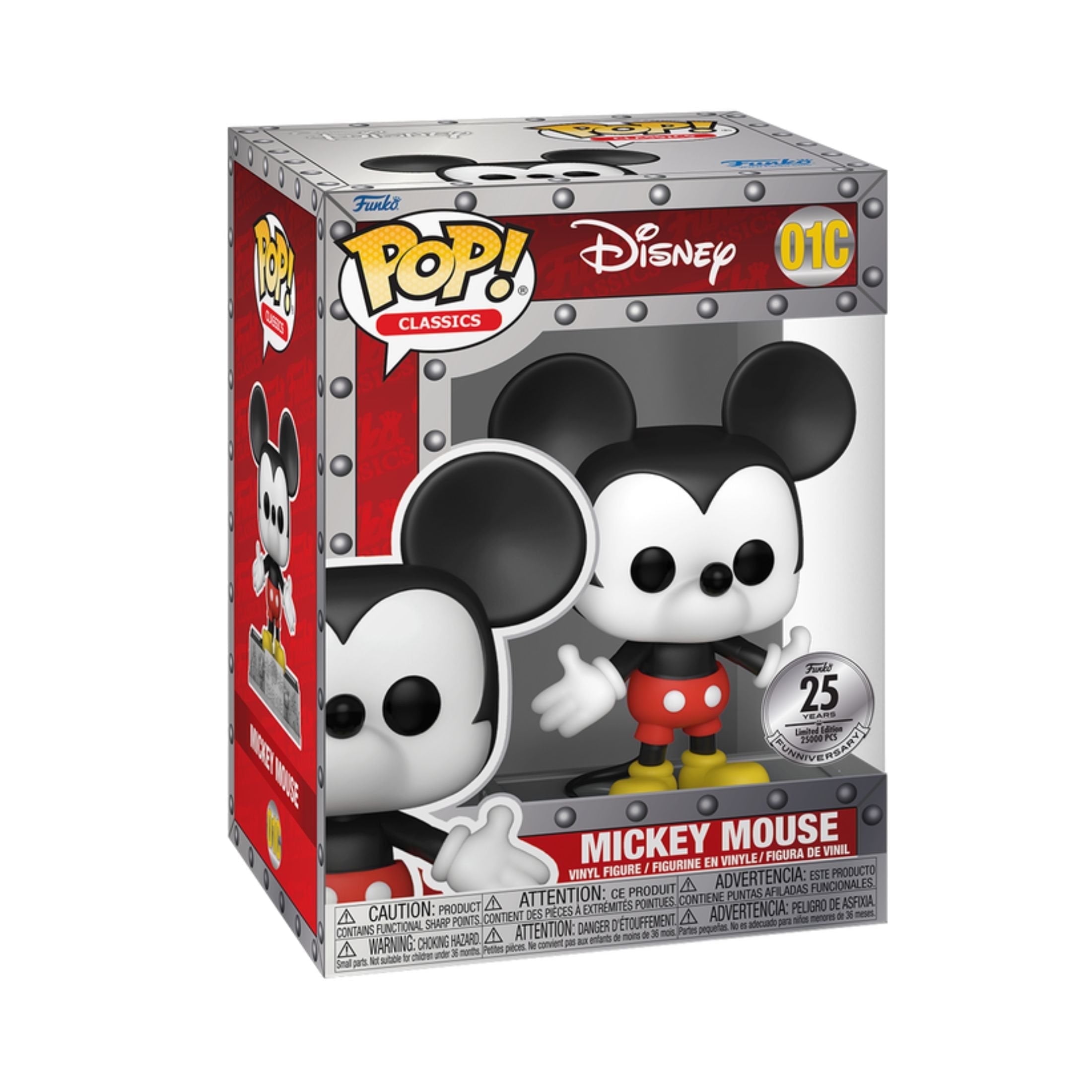 Limited Edition Blue and Green Vinyl Mickey Mouse Figure