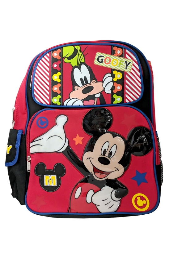 Mickey Mouse & Goofy 16" Large Backpack