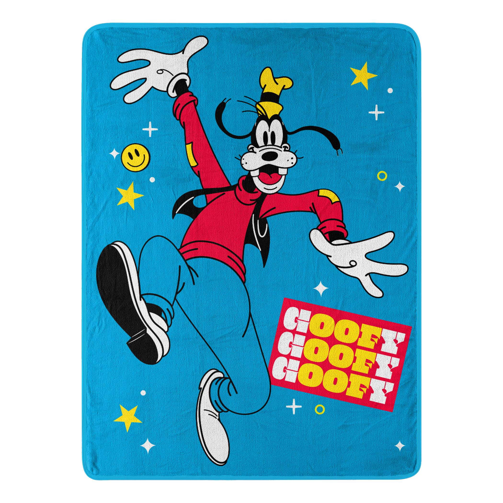 Mickey Mouse Goofy Guy Kids Micro Raschel Throw Blanket - Walmart.com