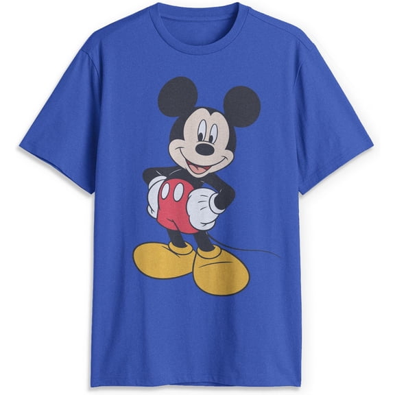 Mickey Mouse Graphic Happy Pose DTG Print Unisex T-Shirt