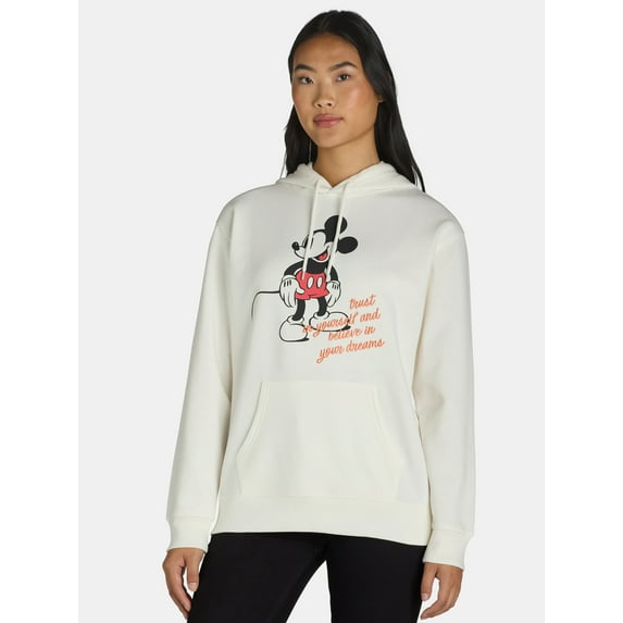 Mickey Mouse Graphic Hoodie, Womens