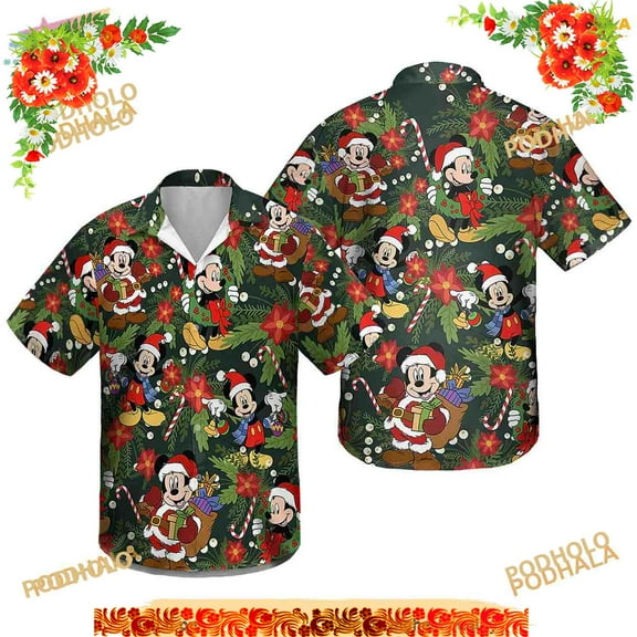 Mickey Mouse Hawaiian Shirt, Mickey Mouse Gifts For Women Men