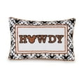 thumbnail image 1 of Disney Mickey Mouse Howdy Needlepoint Shaped Decorative Pillow, 16" x 10", 1 of 7