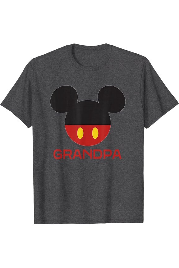 Mickey Mouse Icon Grandpa Father’s Day DTG Print Unisex T-Shirt