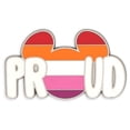 thumbnail image 1 of Mickey Mouse Icon Pin – Lesbian Flag – Disney Pride Collection, 1 of 3