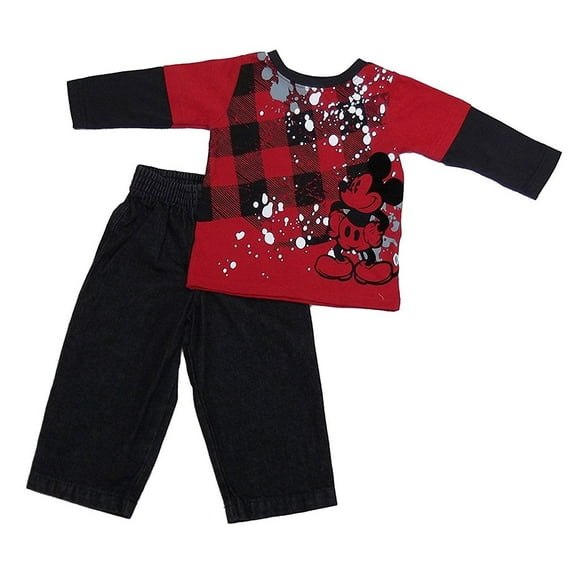 Mickey Mouse Infant Boys 2pc Jeans Set 6-9Mos