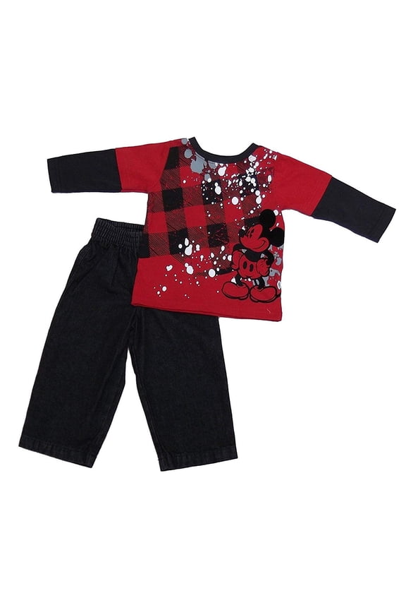 Mickey Mouse Infant Boys 2pc Jeans Set 6-9Mos