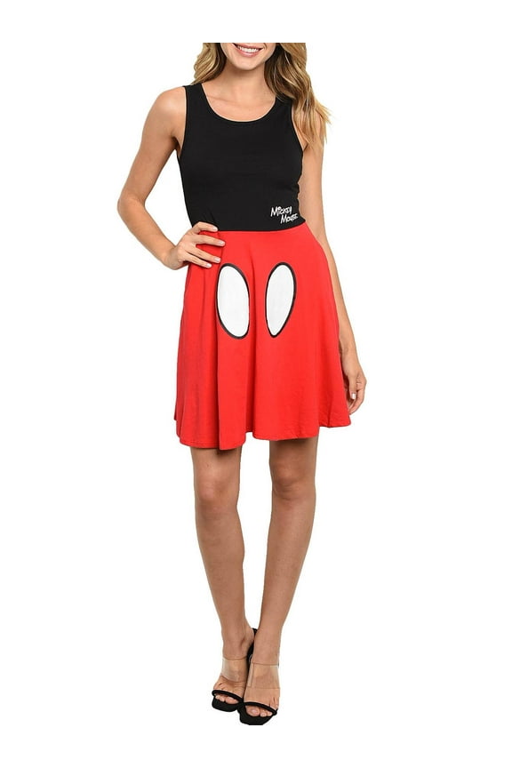 Mickey Mouse Junior Skater Tank Dress Costume
