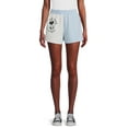 thumbnail image 1 of Mickey Mouse Juniors’ Graphic Fleece Shorts, 3” Inseam, Sizes XS-3XL, 1 of 5