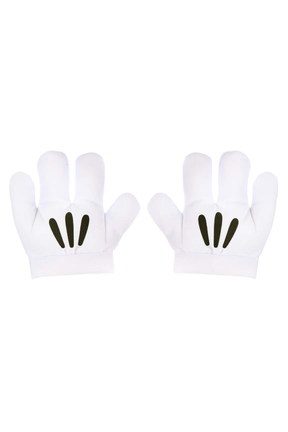 Mickey Mouse Kid's White Gloves